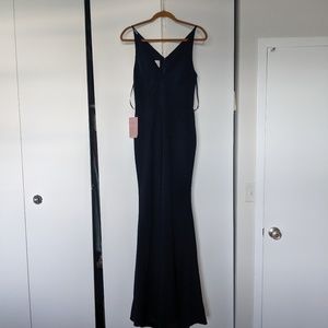 BHLDN Jones Bridesmaid Dress Size 10 Midnight Blue